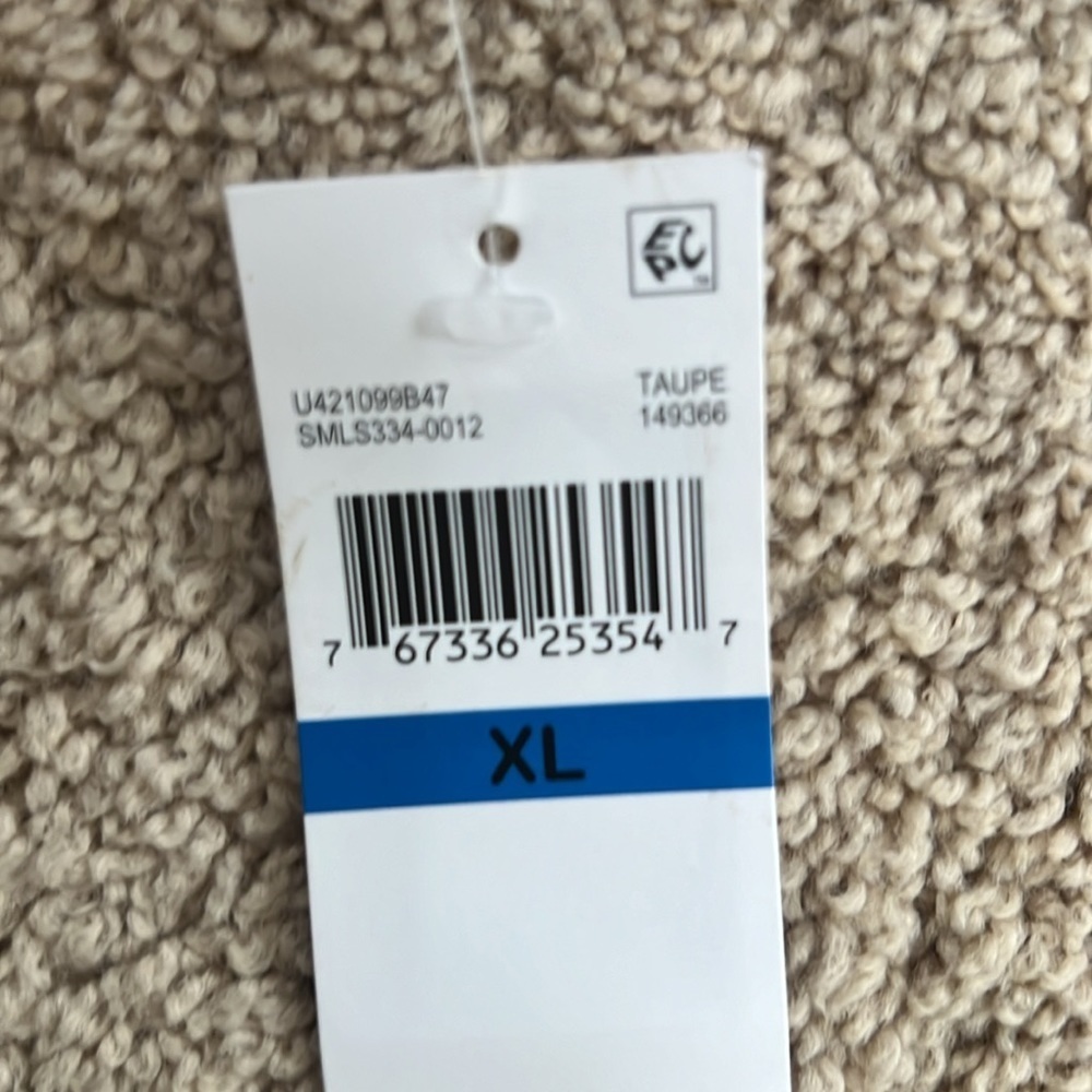 New! Lucky brand XL taupe puffer winter jacket with hood. - Picture 6 of 10